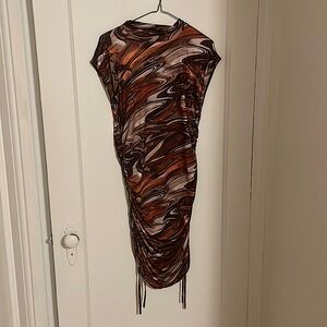 Little Pretty Thing Ruched Sides Mini Dress